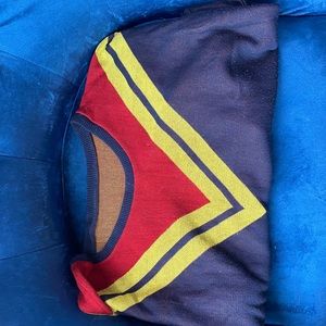 Elhoffer Design Captain Marvel crop long sleeve